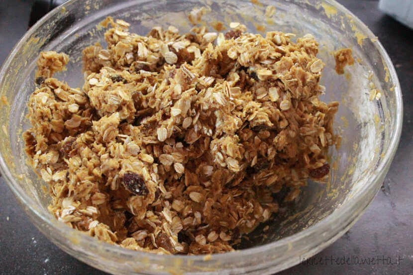 Biscotti avena e uvetta