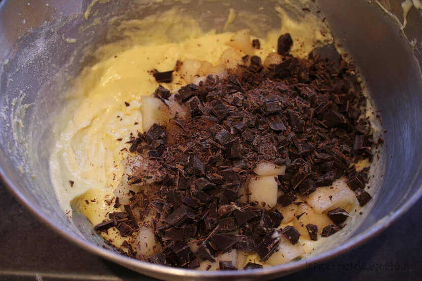 Muffin pera cioccolato