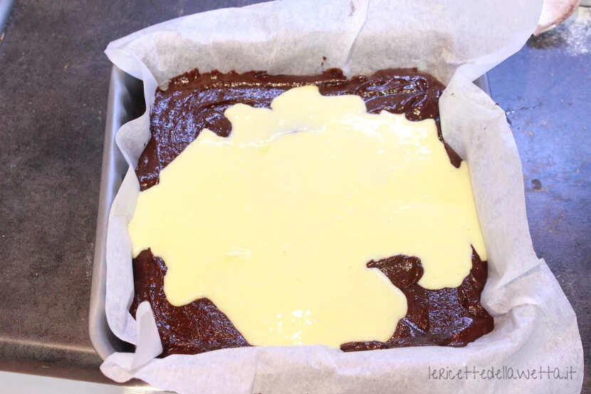 Brownies marmorizzati