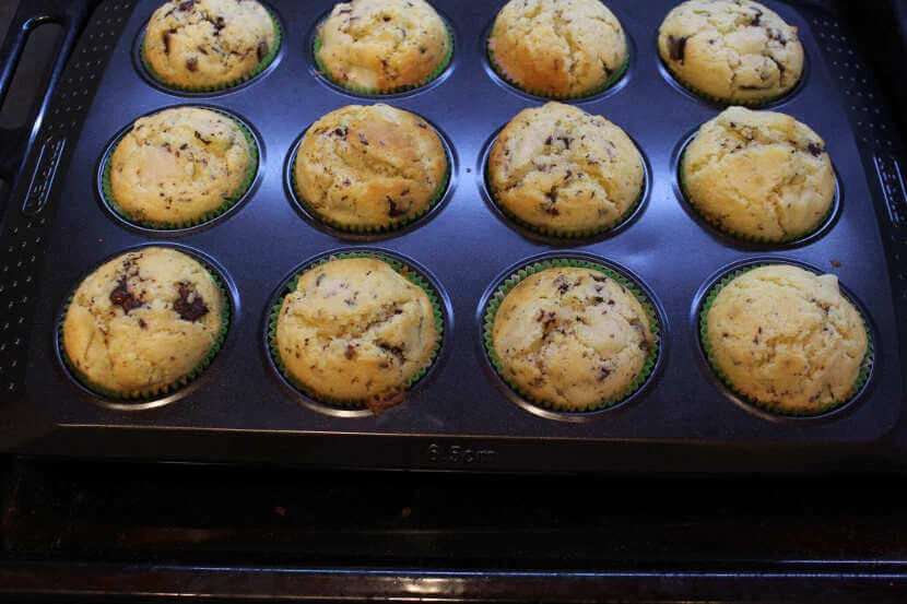Muffin pera cioccolato