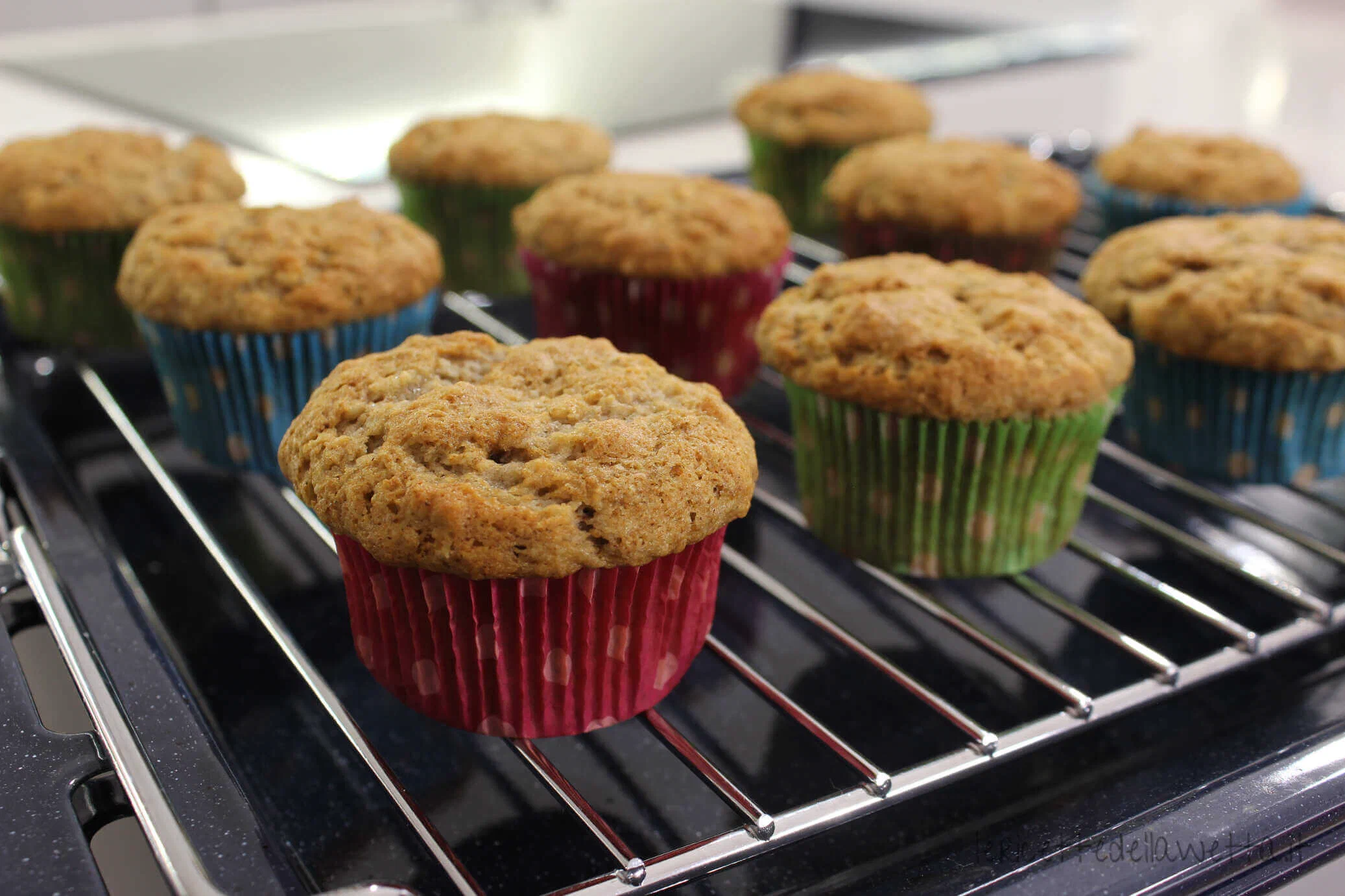 Prep muffin banana noci