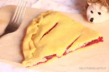 Torta salata con barbabietole