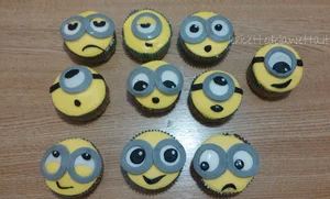 Minions cupcakes alla banana