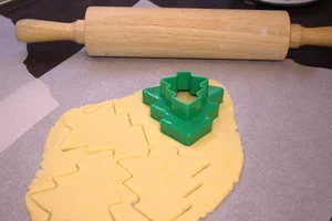 preparazione biscotti di natale