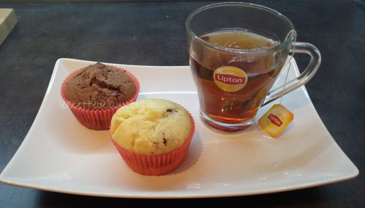 Muffin bigusto ai due cioccolati